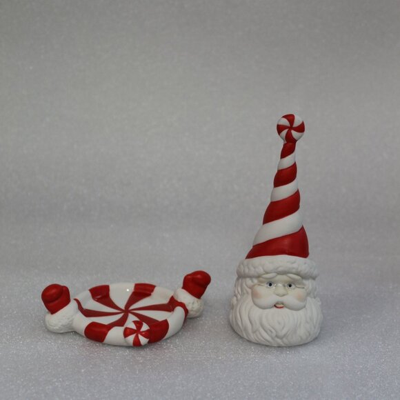 Vintage 1990s PartyLite Candle Snuffer | Peppermint Holiday Decor | Discontinued - Picture 4 of 16